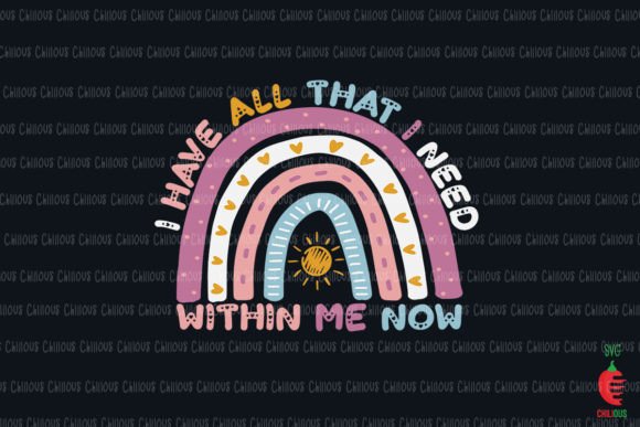 Review: I Have All That I Need Within Me Now Embroidery Design