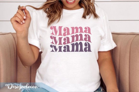 Reviewing Mama Retro Wavy Sublimation Pink SVG for Stitchers