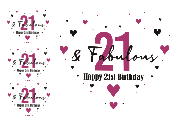 Reviewing the 21ST BIRTHDAY GIFT Design for POD