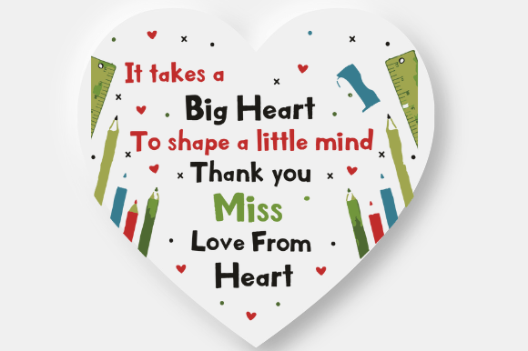 Reviewing the TEACHER GIFT HEART for Embroidery